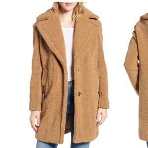 Kenzie Teddy Coat Caramel Size Small